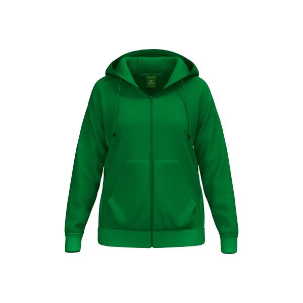 Erima TS Hoody Jacket Damen - smaragd - 40