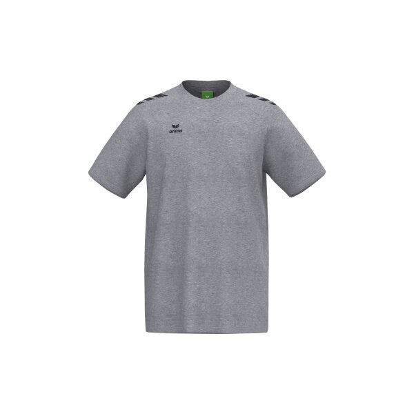 Erima CMPT 3 Wings T-Shirt Herren - grau melange/schwarz - XS