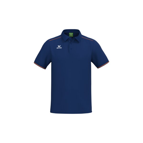 Erima CMPT Poloshirt Herren - new navy/orange - XL