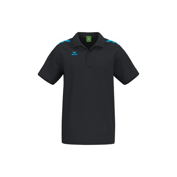 Erima CMPT 3 Wings Poloshirt Herren - schwarz/curacao - 2XS