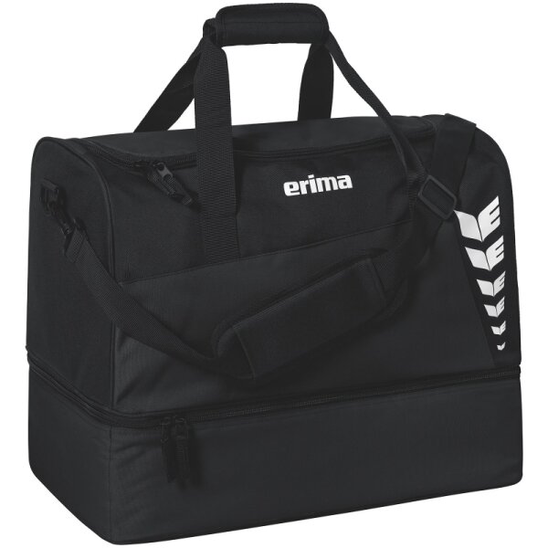 Erima Six Wings Sporttasche mit Bodenfach - schwarz - L