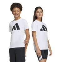 adidas Essentials T-Shirt Kinder - weiß/schwarz