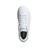 adidas Advantage Base 2.0 Sneaker Kinder - weiß/grün-37 1/3