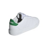 adidas Advantage Base 2.0 Sneaker Kinder - weiß/grün-37 1/3