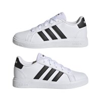 adidas Grand Court Lifestyle Tennis Lace-Up Schuh Kinder - ftwr white/core black/core black
