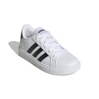 adidas Grand Court Lifestyle Tennis Lace-Up Schuh Kinder - ftwr white/core black/core black