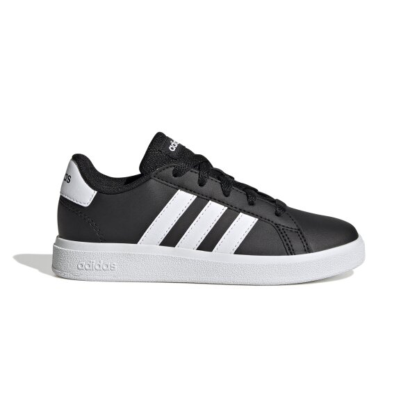 adidas Grand Court Lifestyle Tennis Lace-Up Schuh Kinder - core black/ftwr white/core black