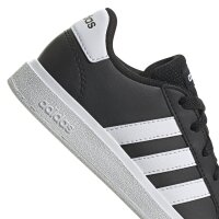 adidas Grand Court Lifestyle Tennis Lace-Up Schuh Kinder - core black/ftwr white/core black