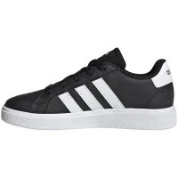 adidas Grand Court 2.0 Tennis Lace-Up Sneaker Kinder - schwarz/weiß-36 2/3
