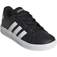 adidas Grand Court 2.0 Tennis Lace-Up Sneaker Kinder - schwarz/weiß-36 2/3