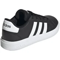 adidas Grand Court 2.0 Tennis Lace-Up Sneaker Kinder - schwarz/weiß-36 2/3