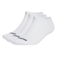 adidas Thin Linear Low Cut Socken 3er Pack - weiß