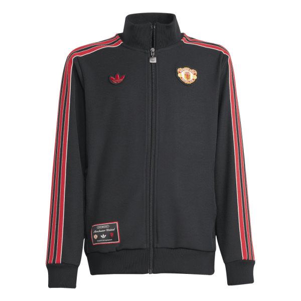 adidas Manchester United Terrace Icons Trainingsjacke Kinder - schwarz/rot-152