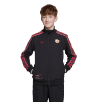 adidas Manchester United Terrace Icons Trainingsjacke Kinder - schwarz/rot-152