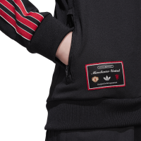 adidas Manchester United Terrace Icons Trainingsjacke Kinder - schwarz/rot-152