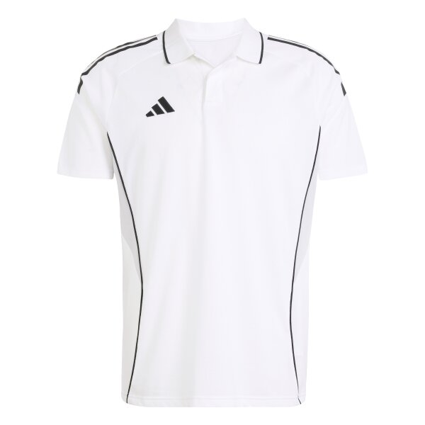 adidas Tiro 25 Competition Poloshirt Herren - weiß/schwarz