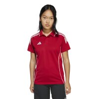 adidas Tiro 25 Competition Poloshirt Kinder - rot/weiß