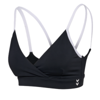 hummel Yoga Strap Bra Damen - schwarz/weiß