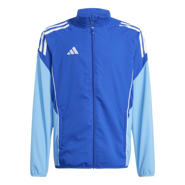 adidas Tiro 25 Competition Präsentationsjacke Kinder - blau/hellblau/weiß