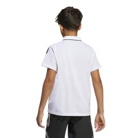 adidas Tiro 25 Poloshirt Kinder - weiß/schwarz