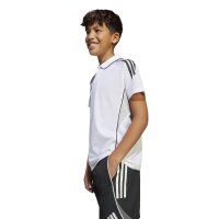 adidas Tiro 25 Poloshirt Kinder - weiß/schwarz