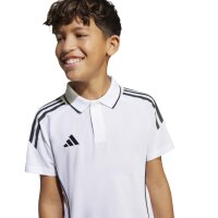 adidas Tiro 25 Poloshirt Kinder - weiß/schwarz