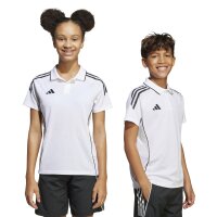 adidas Tiro 25 Poloshirt Kinder - weiß/schwarz