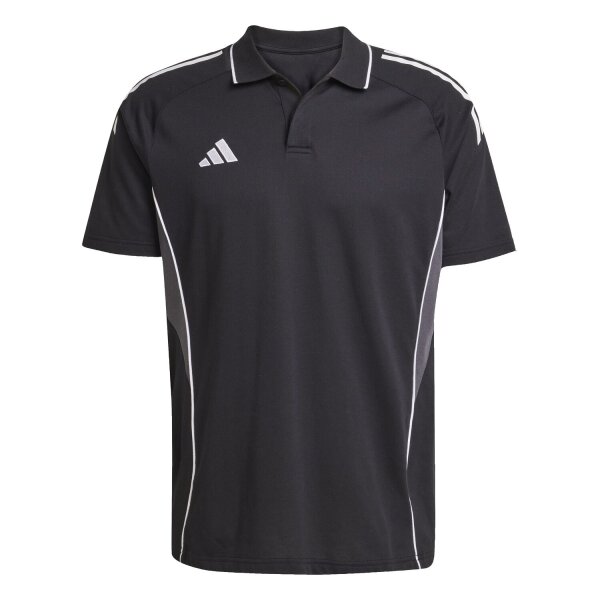 adidas Tiro 25 Competition Poloshirt Herren - schwarz/grau/weiß