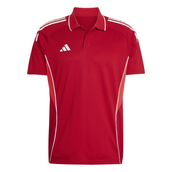 adidas Tiro 25 Competition Poloshirt Herren - rot/weiß