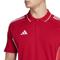 adidas Tiro 25 Competition Poloshirt Herren - rot/weiß