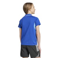 adidas Tiro 25 Competition Poloshirt Kinder - blau/weiß