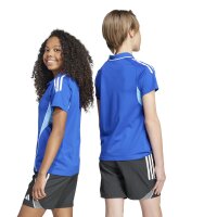 adidas Tiro 25 Competition Poloshirt Kinder - blau/weiß
