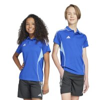 adidas Tiro 25 Competition Poloshirt Kinder - blau/weiß