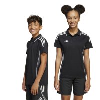 adidas Tiro 25 Competition Poloshirt Kinder - schwarz/weiß