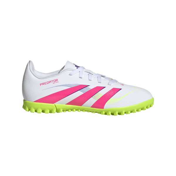 adidas Predator Club Kids TF Kinder - weiß/pink/grün-33.5