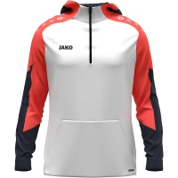 Jako Dynamic Zip-Hoodie - weiß/rot/navy