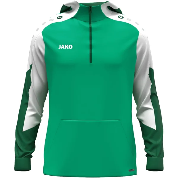 Jako Dynamic Zip-Hoodie - grün/weiß/dunkelgrün
