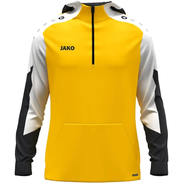 Jako Dynamic Zip-Hoodie - gelb/weiß/schwarz