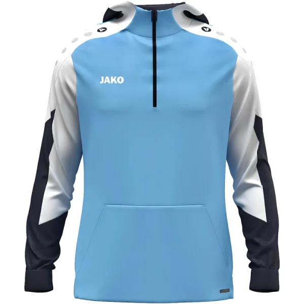 Jako Dynamic Zip-Hoodie - hellblau/weiß/navy