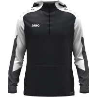 Jako Dynamic Zip-Hoodie - schwarz/weiß/grau