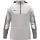 Jako Dynamic Zip-Hoodie - hellgrau/weiß/grau