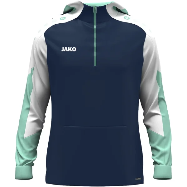 Jako Dynamic Zip-Hoodie - navy/weiß/minze