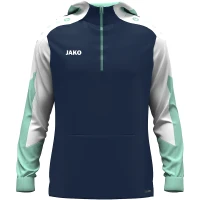 Jako Dynamic Zip-Hoodie - navy/weiß/minze