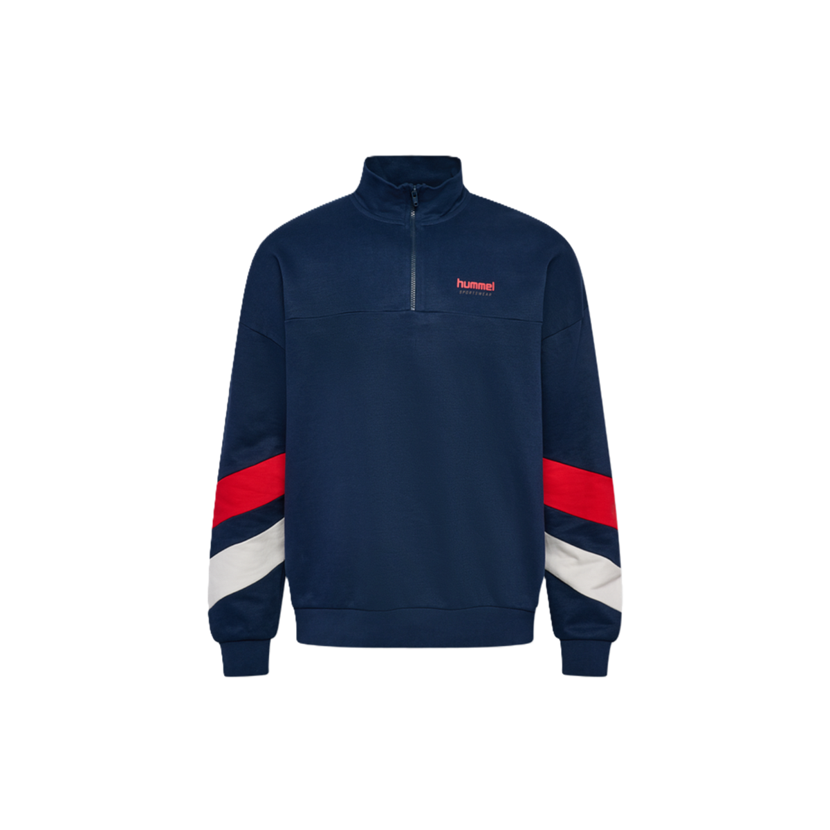 hummel hmlOversized Halfzip Sportswear Herren navy/rot/weiß, 41,95 €