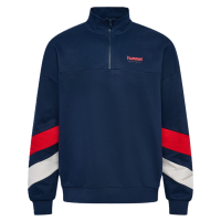 hummel hmlOVERSIZED Halfzip Sweatshirt Herren - blau
