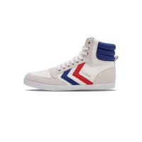 hummel Slimmer Stadil High Sneaker - white/blue/red/gum - 43