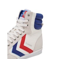 hummel Slimmer Stadil High Sneaker - white/blue/red/gum - 43