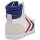 hummel Slimmer Stadil High Sneaker - white/blue/red/gum - 43