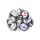 hummel Ball Net Ballnetz für 19 Fußbälle - black/silver