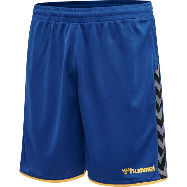 hummel Hmlauthentic Poly Shorts - Herren - true blue/sports yellow